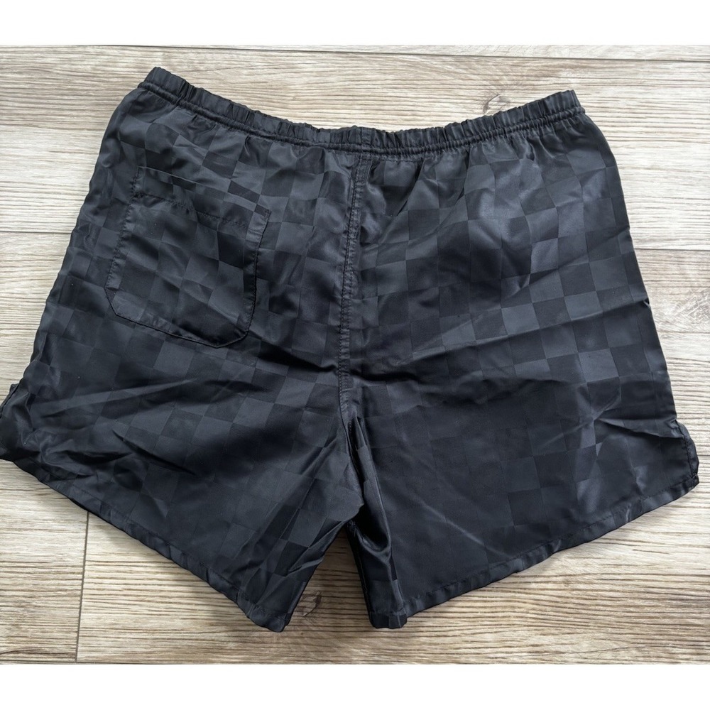 Vintage Umbro Black Shadow Checkered Nylon No Front Logo Made In Brazil Small - Picture 6 of 9